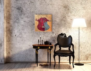 Bull in divine light POP ART I – derzeit ausgestellt in Galerie