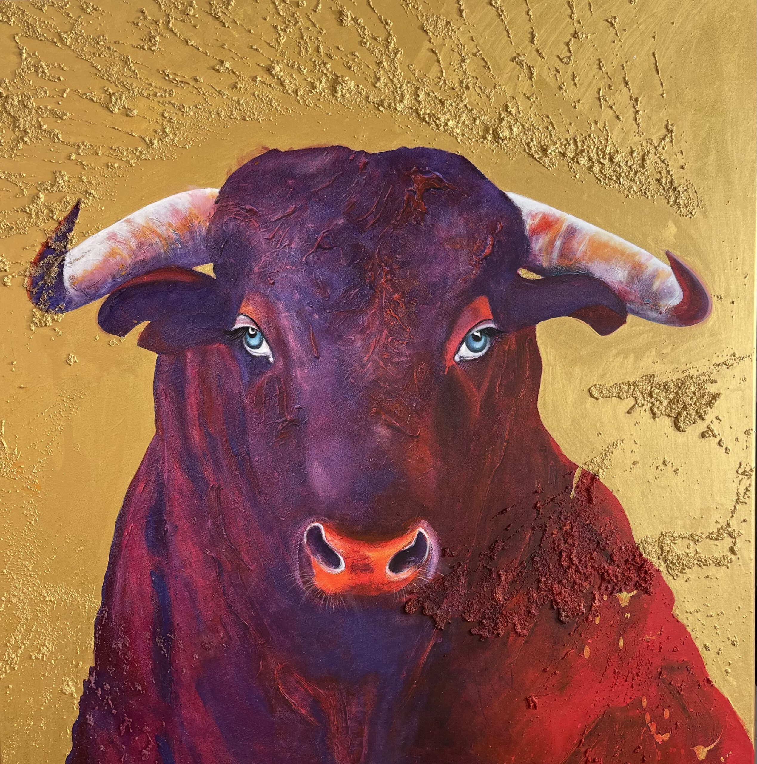 Dorothea Göbel Kunstwerk online kaufen Bull in divine light XII