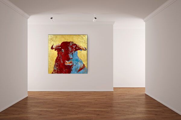 Dorothea Göbel Kunstwerk online kaufen Bull in divine light XIII
